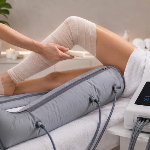 Pressoterapia con bendaggio